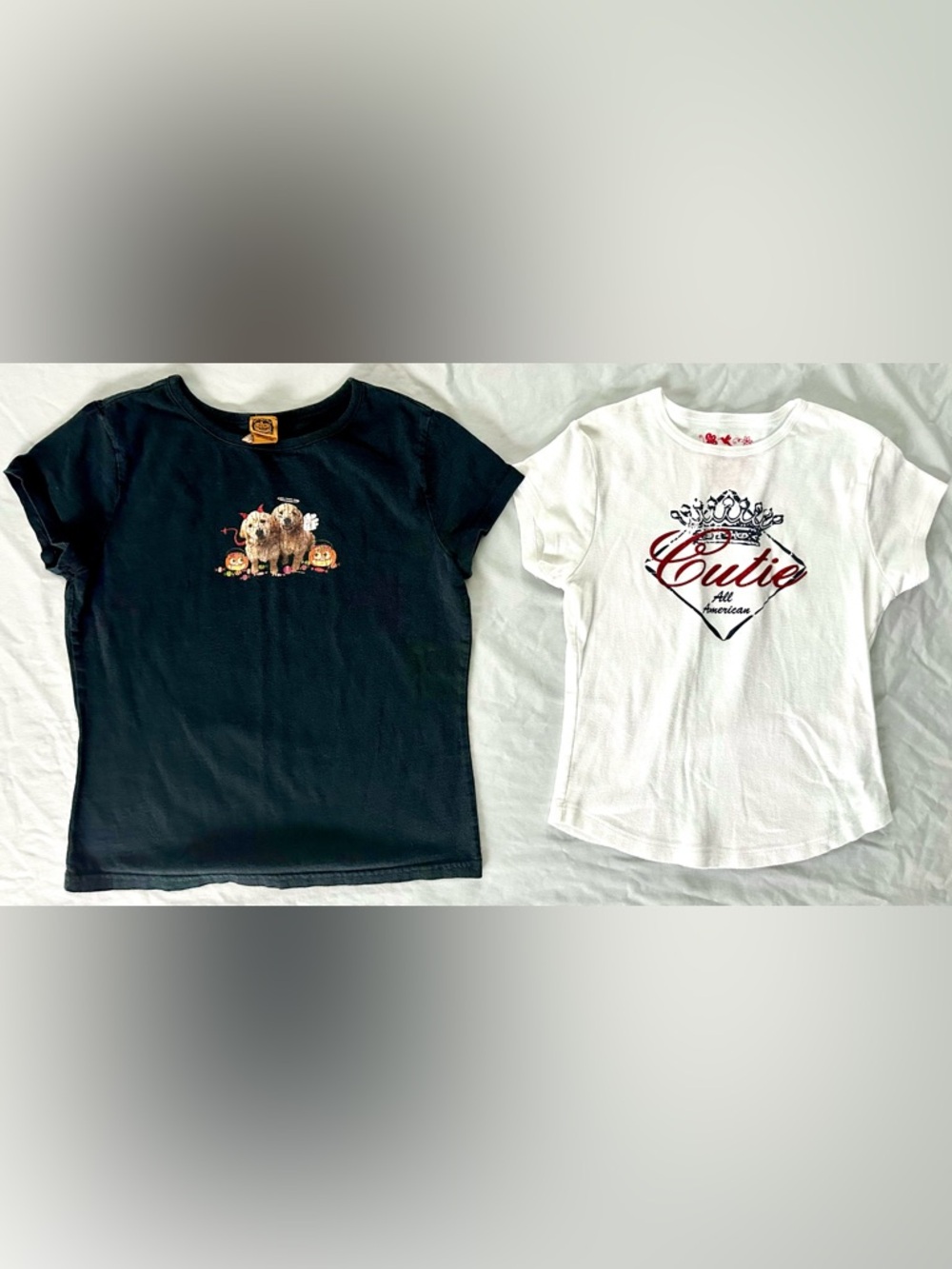 Girls Size 10/12 Graphic T-Shirt Bundle – Halloween & Arizona Jean Co – Cotton
